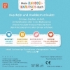 Buchcover und Innenansicht für das Buch: Mein Knuddel-Knautsch-Buch: robust, waschbar und federleicht. Praktisch für zu Hause und unterwegs
