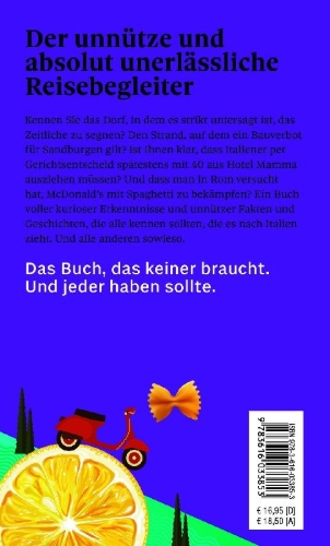 Buchcover und Innenansicht für das Buch: DUMONTs Unnützes Reisewissen Italien