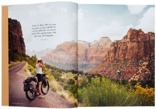 Buchcover und Innenansicht für das Buch: Two Years On A Bike