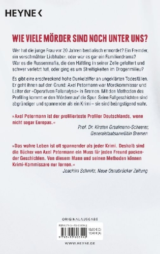 Buchcover und Innenansicht für das Buch: Der Profiler