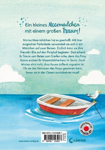 Buchcover und Innenansicht für das Buch: Marisa Meermädchen (Band 2) - Das große Ponyglück