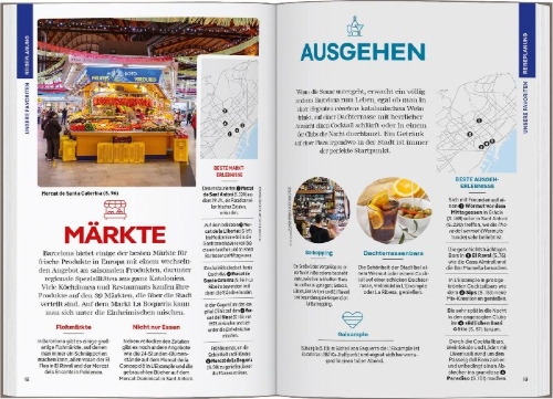 Buchcover und Innenansicht für das Buch: LONELY PLANET Reiseführer Barcelona