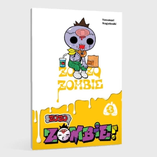 Buchcover und Innenansicht für das Buch: ZOZOZO ZOMBIE-KUN