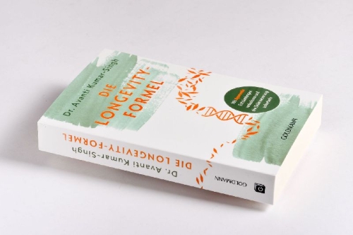 Buchcover und Innenansicht für das Buch: The longevity formula