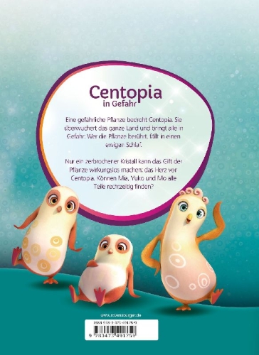 Buchcover und Innenansicht für das Buch: Mia and me: Das Herz von Centopia