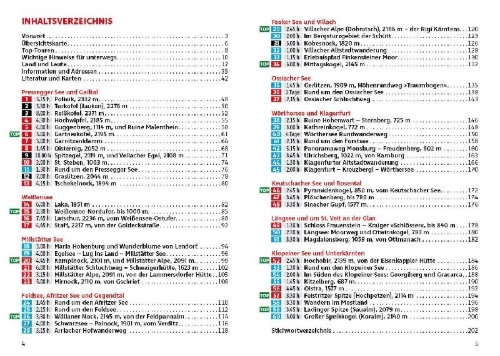 Buchcover und Innenansicht für das Buch: Kärntner Seen