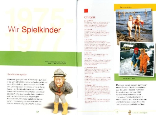 Buchcover und Innenansicht für das Buch: Wir vom Jahrgang 1972 - Kindheit und Jugend