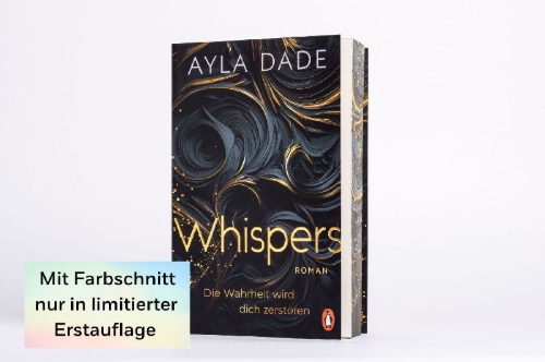 Buchcover und Innenansicht für das Buch: WHISPERS. Die Wahrheit wird dich zerstören