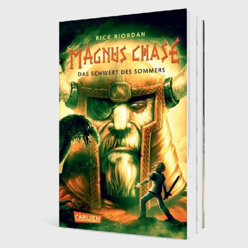 Buchcover und Innenansicht für das Buch: Magnus Chase and the Gods of Asgard: The Sword of Summer
