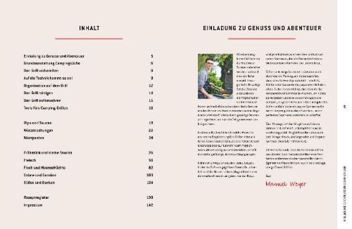 Buchcover und Innenansicht für das Buch: Weber's Camping Grillen