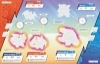 Buchcover und Innenansicht für das Buch: Pokémon The Official Mega Evolutions Sticker Book