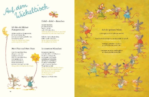 Buchcover und Innenansicht für das Buch: Das Reimebuch