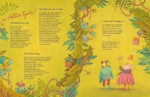 Buchcover und Innenansicht für das Buch: Das Reimebuch