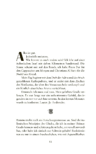 Buchcover und Innenansicht für das Buch: Espresso unter Sternen