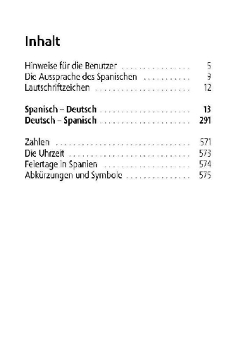 Buchcover und Innenansicht für das Buch: Langenscheidt Reisewörterbuch Spanisch