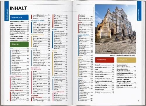 Buchcover und Innenansicht für das Buch: LONELY PLANET Reiseführer Italien