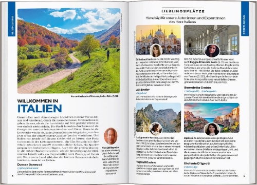 Buchcover und Innenansicht für das Buch: LONELY PLANET Reiseführer Italien