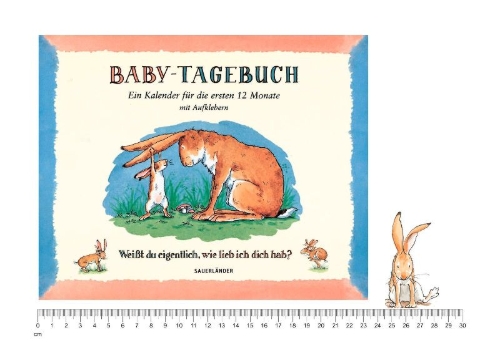 Buchcover und Innenansicht für das Buch: A Baby's first Year Calendar with Stickers