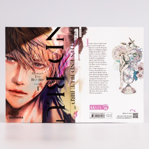 Buchcover und Innenansicht für das Buch: World's End Blue Bird
