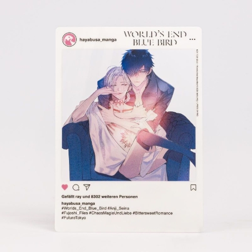 Buchcover und Innenansicht für das Buch: World's End Blue Bird