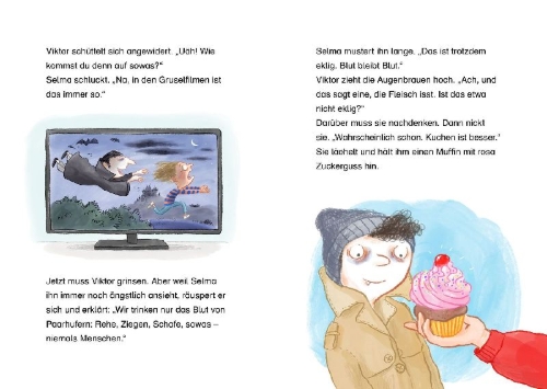 Buchcover und Innenansicht für das Buch: Vampire und Monster