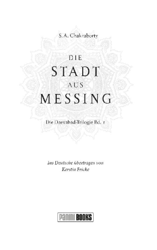 Buchcover und Innenansicht für das Buch: The City of Brass