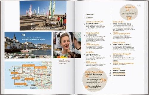 Buchcover und Innenansicht für das Buch: DUMONT Bildatlas Bretagne