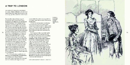 Buchcover und Innenansicht für das Buch: Jane Austens Welt