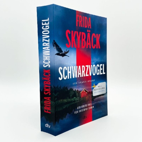 Buchcover und Innenansicht für das Buch: Svartfågel