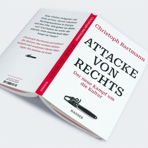 Buchcover und Innenansicht für das Buch: Attacke von rechts