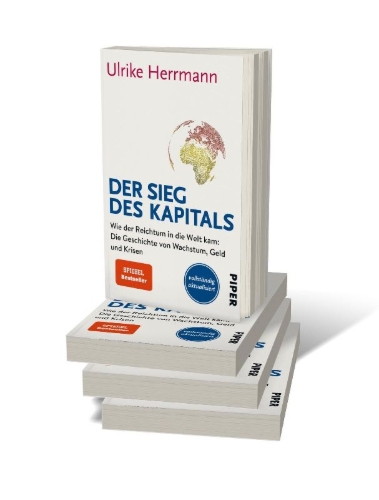 Buchcover und Innenansicht für das Buch: Der Sieg des Kapitals