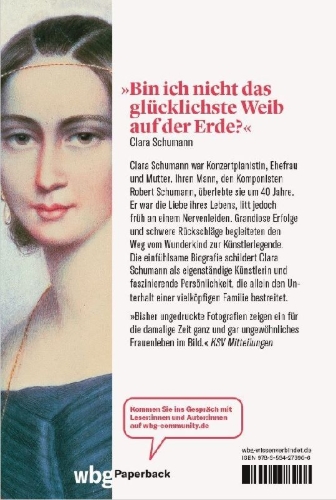 Buchcover und Innenansicht für das Buch: Clara Schumann