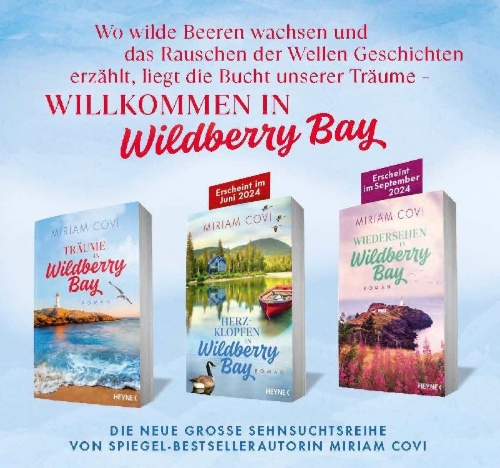 Buchcover und Innenansicht für das Buch: Träume in Wildberry Bay