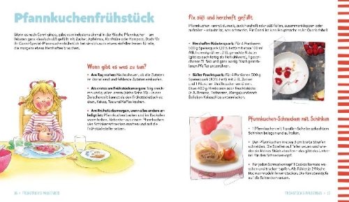 Buchcover und Innenansicht für das Buch: Das Conni Kochbuch