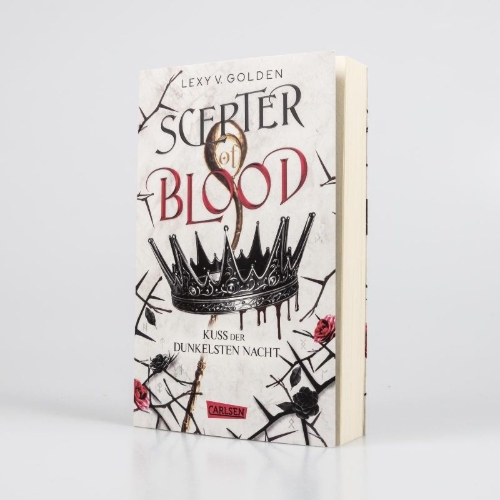 Buchcover und Innenansicht für das Buch: Scepter of Blood. Kuss der dunkelsten Nacht (Scepter of Blood 1)