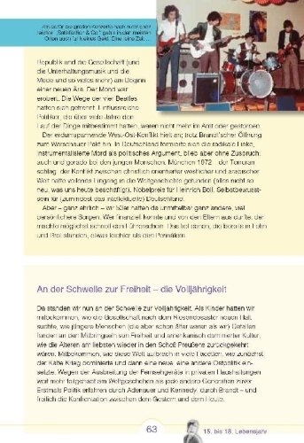 Buchcover und Innenansicht für das Buch: Wir vom Jahrgang 1953 - Kindheit und Jugend