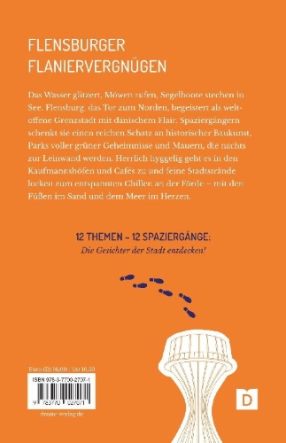 Buchcover und Innenansicht für das Buch: Zu Fuß durch Flensburg