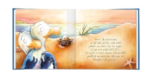 Buchcover und Innenansicht für das Buch: Liebe Mama, lieber Papa! Ich gratuliere euch zu meiner Geburt