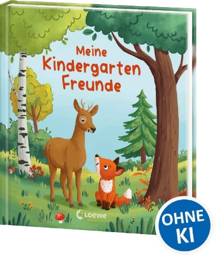 Buchcover und Innenansicht für das Buch: Meine Kindergarten-Freunde (Waldtiere)