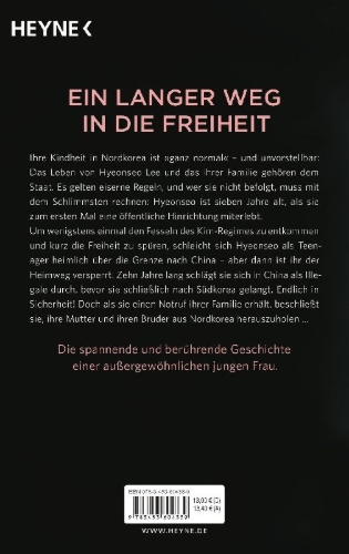 Buchcover und Innenansicht für das Buch: The Girl with Seven Names - A North Korean Defector's Story