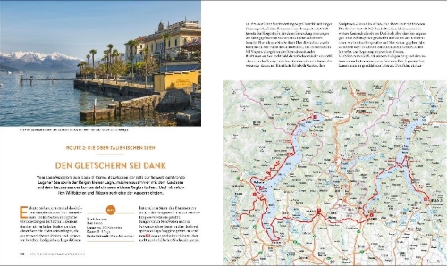 Buchcover und Innenansicht für das Buch: Roadtrips Italien