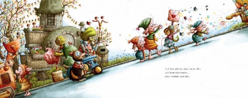 Buchcover und Innenansicht für das Buch: Miep und Mop - Eine kleine Liebesgeschichte