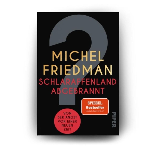 Buchcover und Innenansicht für das Buch: Schlaraffenland abgebrannt