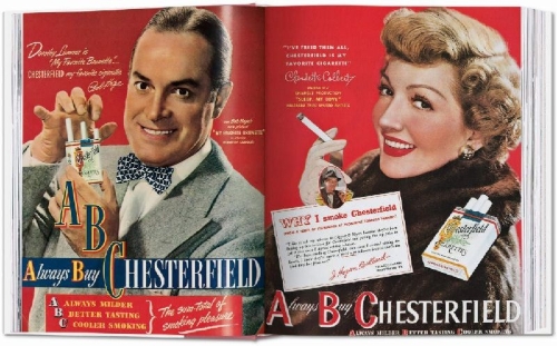 Buchcover und Innenansicht für das Buch: All-American Ads of the 40s