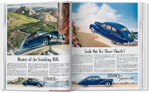 Buchcover und Innenansicht für das Buch: All-American Ads of the 40s