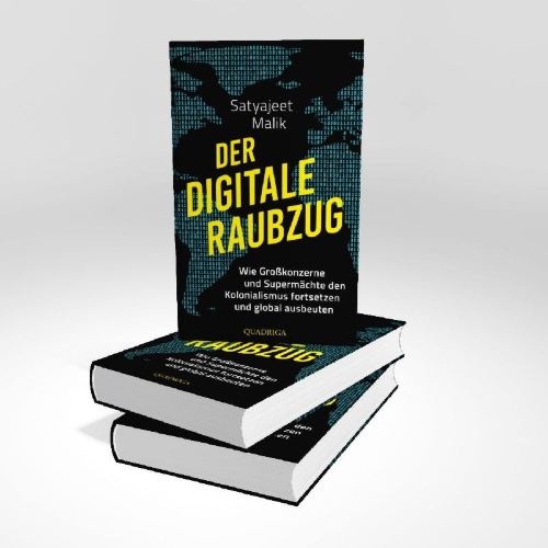 Buchcover und Innenansicht für das Buch: Der digitale Raubzug
