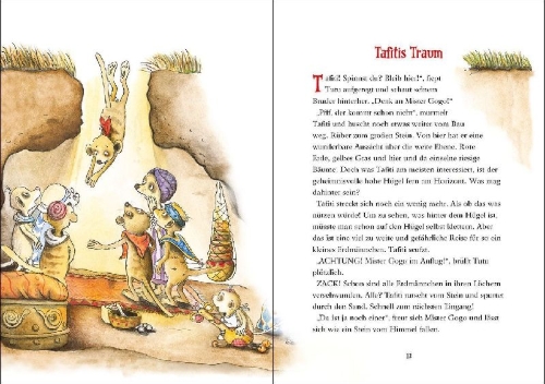 Buchcover und Innenansicht für das Buch: Tafiti - Die schönsten Vorlesegeschichten
