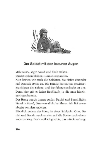 Buchcover und Innenansicht für das Buch: Über die Grenze
