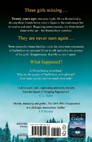Buchcover und Innenansicht für das Buch: The Girls Who Disappeared