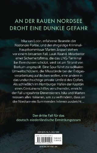 Buchcover und Innenansicht für das Buch: Brennendes Watt